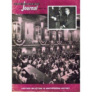Brotherhood Of Maintenance Of Way Employes Journal August 1966 Vintage Magazine